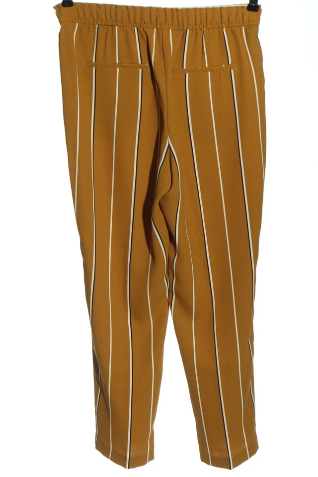 H&M Pantalón tipo suéter Mujeres Pantalón Talla EU 36 naranja claro-blanco - Imagen 2 de 4