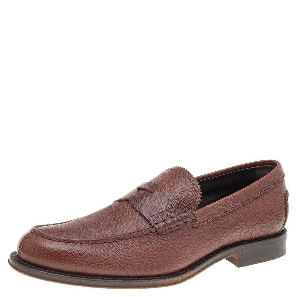 TOD’S Mocassini slip on Tod's in pelle marrone taglia 41 5