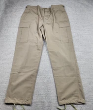 Propper Tactical Pants Mens Large Regular Khaki Cargo Ripstop Drawstring NWOT