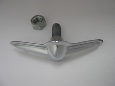 NOS 1947 1948 Chevrolet Car Accessory Grill T-Bar Molding Trim Ornament Bolt