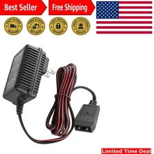 Compact Black 12-Volt Charger for Streamlight Flashlights - Travel Ready