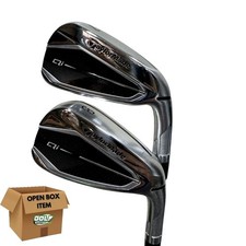 TaylorMade Qi Iron Set 5-PW, AW Steel Stiff Flex Right Hand - SHOP WORN
