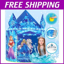 Princess Tent Playhouse with LED Lights  Sound Effects
