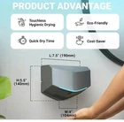 Hand Dryer for Home ana Commercial Bathrooms - Compact Electric Hand Dryer