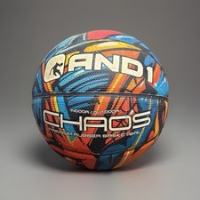 AND1 Chaos Rubber Basketball Multicolor Size 7 29.5 in, 1 Ball