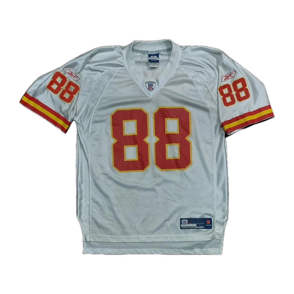 Camiseta deportiva vintage talla L de la NFL Reebok Kansas City Chiefs Tony Gonzalez #88 Foto 2 de 4