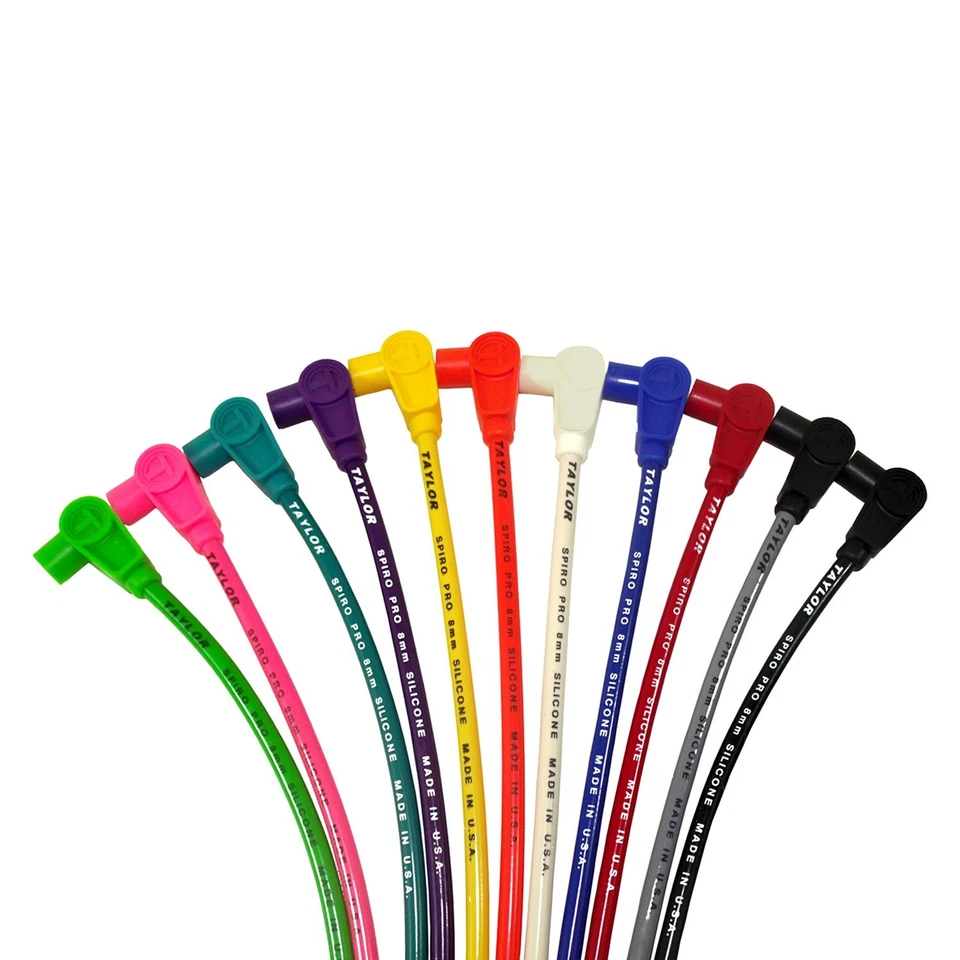 Taylor Cable 74252 Spiro-Pro 8mm Ignition Wire Set for Distributor Ignition Foto 2 de 4