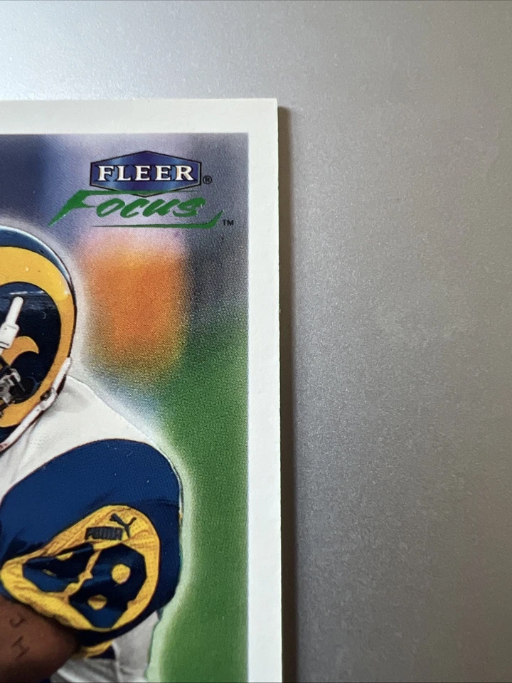 1993 Fleer Focus Tory Holt Stealth RC /300 LA Rams - Image 4 of 4