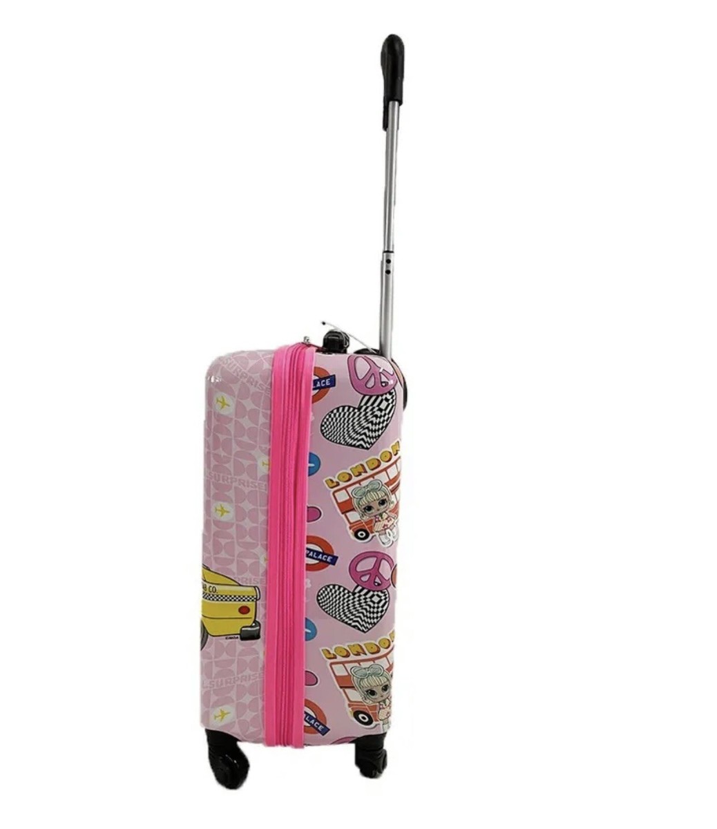 Luggage Lol Travel Case Pink Suitcase LOL Surprise! Kids Pink Hard