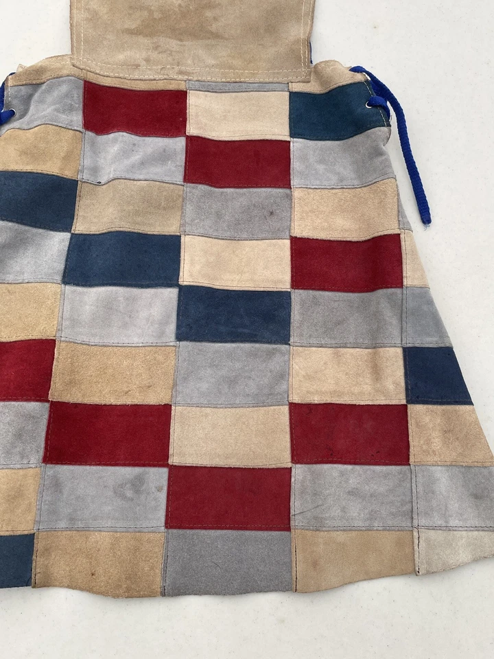 Vestido de cuero vintage para niñas Neiman Marcus - talla M - hecho en Italia Foto 2 de 4