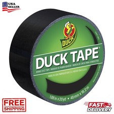 Duck Tape Brand Black Duct Tape, 1.88 in. x 20 yd.
