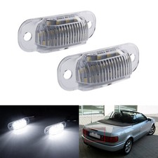 1 Paar LED Kennzeichenbeleuchtung Lampe für 1991-2000 Audi Cabriolet (Typ 8G)