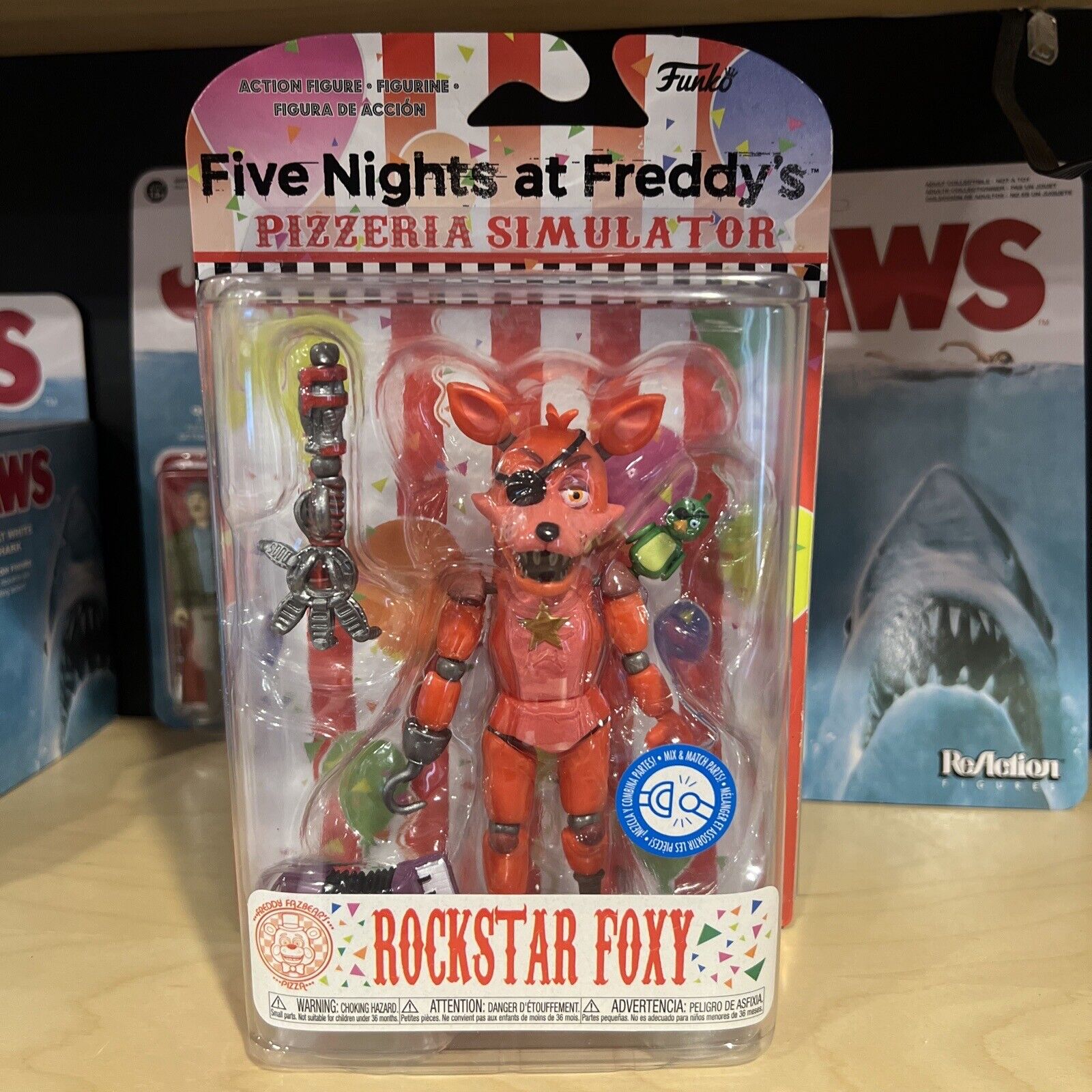 MAY188058 - POP GAMES FNAF 6 PIZZA SIM ROCKSTAR FOXY VIN FIG - Previews  World