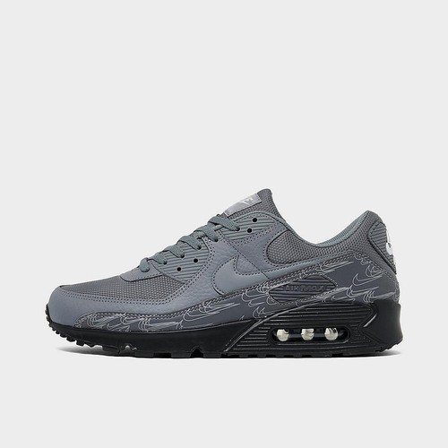 MEN'S NIKE AIR MAX 90 Cool Grey/Cool Grey/Black/White DZ4504-002 Shoes