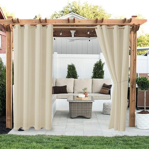 Waterproof Outdoor Pavilion Terrace Curtain Thermal Insulation Shading Curtain - Picture 31 of 42