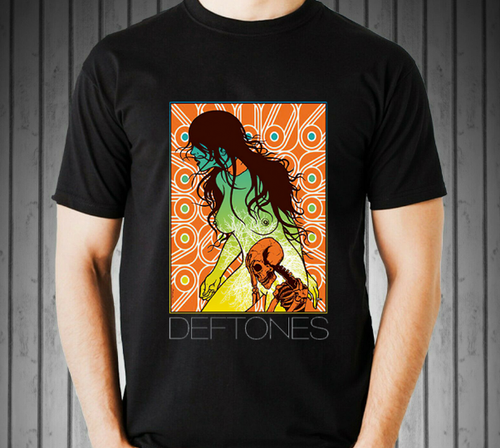 Deftones Band Ohms Album T shirt Black 