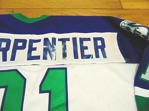 JERSEY DE COLECCIÓN CHL CCM SHAWINIGAN CATARATAS SEBASTIEN CARPENTIER TALLA 56 - Imagen 8 de 8