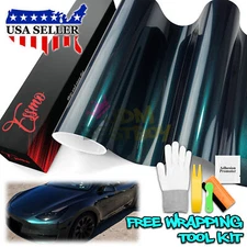 ESSMO PET Super Gloss Metallic Dark British Green Vinyl Wrap Decal Like Paint