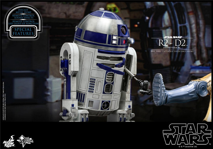 R2-D2 スター・セット HotToys MMS511 Star Wars R2-D2 Deluxe Ver. Alloy Robot 1/6