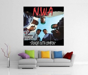 Download Nwa Straight Outta Compton Ice Cube Dr Dre Eazy E Gigante Arte De HD Wallpaper Nwa Straight Outta Compton Ice Cube Dr Dre Eazy E Gigante Arte De Desktop Wallpaper Free