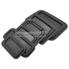 2x Square Speaker Passive Radiator Auxiliary Woofer Bass Rubber Vibration Plate