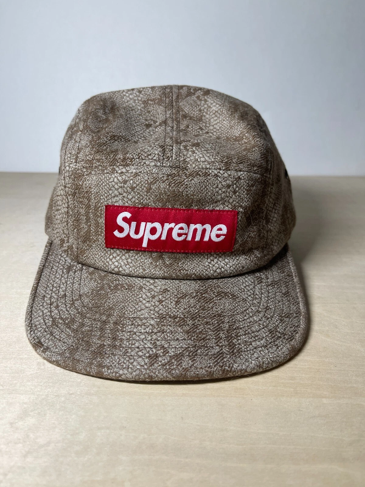Supreme Camp Cap 5 panneaux serpent bronzé automne hiver FW2014 O/S