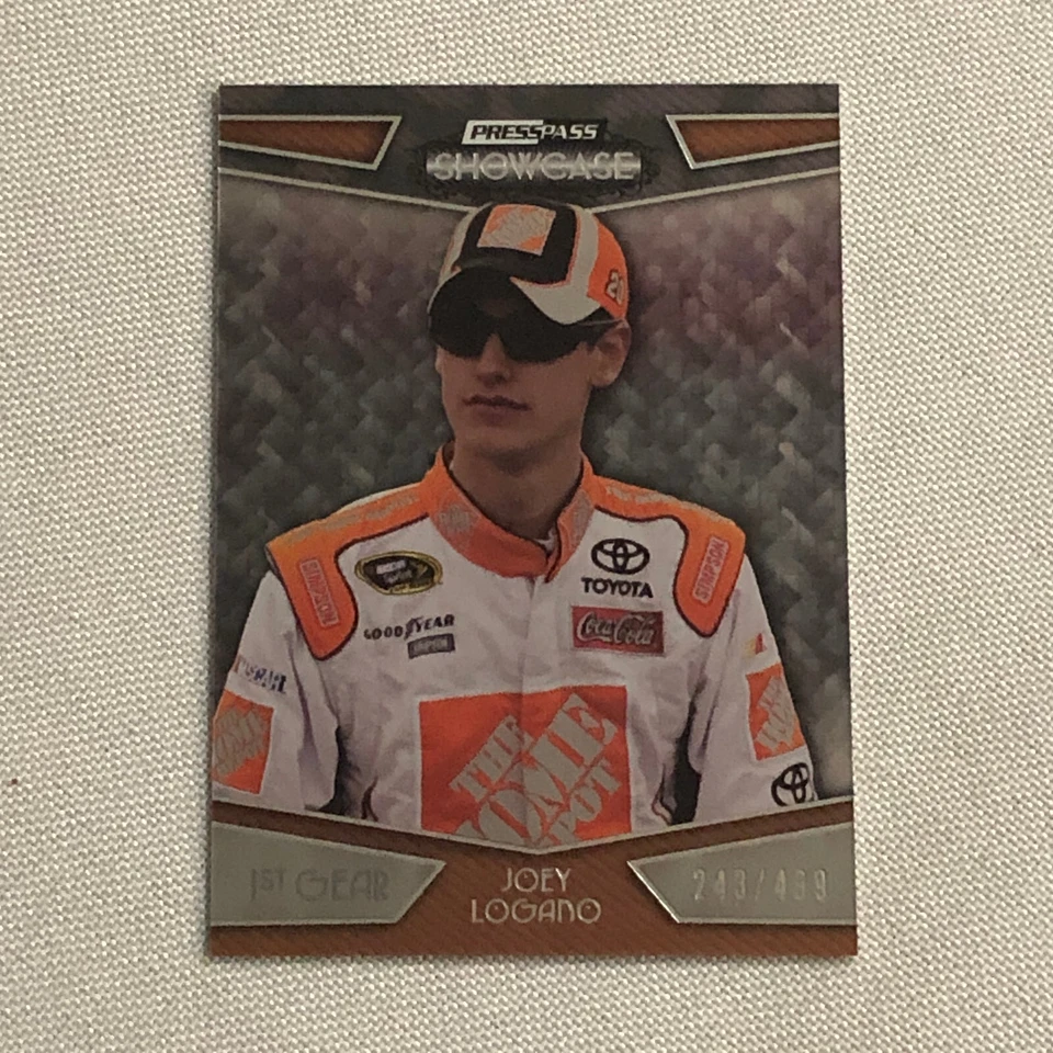 2010 Press Pass Showcase Joey Logano Parallel Insert Lot 2x /50 /499 - Image 3 of 4