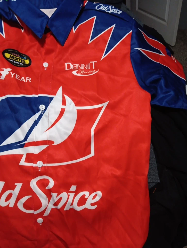 Camisa/Jersey NAUGHTON JR NASCAR TALLA 21" Pit To Pit NIGHTS Ricky Bobby Foto 4 de 4