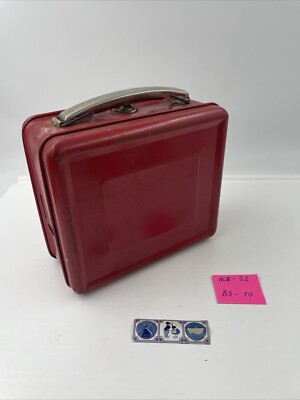Vtg 1952 Tom Corbett Space Cadet Tin Metal Lunch Box FREE SHIPPING