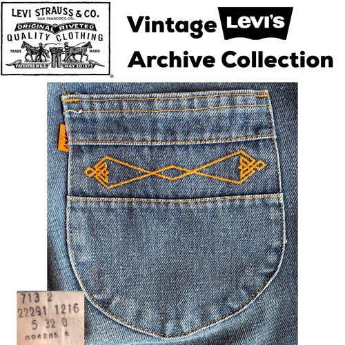 Vintage 70s Levis Big Bell Bottom Jeans 