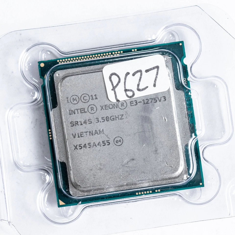 Отсутствующие крышки для четырехъядерного процессора Intel Xeon E3-1275 v3 SR14S 3,5 ГГц LGA1150 - Изображение 3 из 3