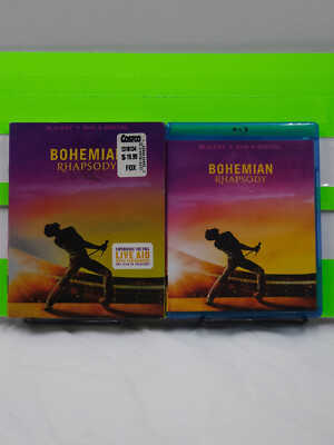 BOHEMIAN RHAPSODY FREDDIE MERCURY BIOPIC RAMI MALEK 2-DISC DVD & BLU RAY