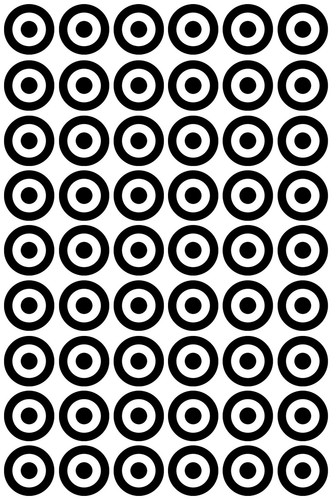 Small Target, Bullseye Shaped Vinyl Wall Stickers, Decals, Craft, Cardmaking - Picture 5 of 23