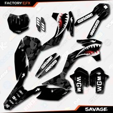 Black Savage Camo Graphics Kit Fits Ktm 13-15 Sx Sxf Xc Xcf 125 200 250 300 450