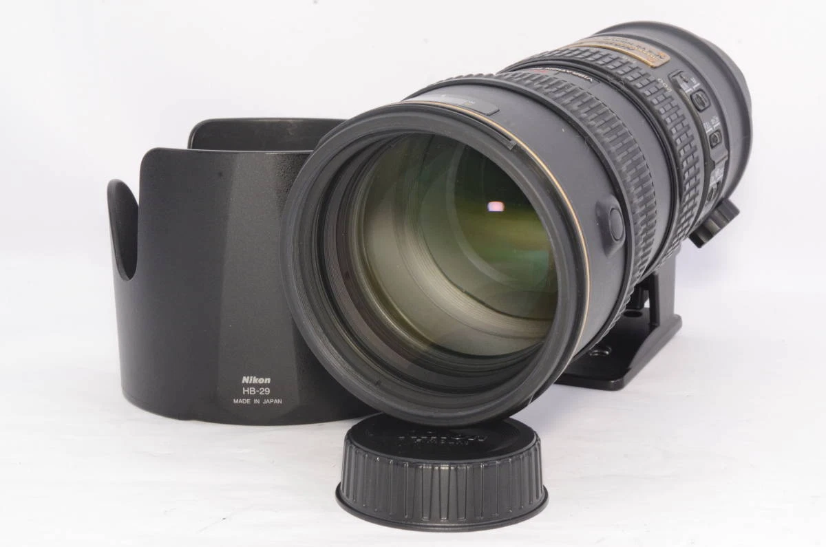 Nikon Af-S Vr Zoom Nikkor Ed 70-200Mm F2.8G If Black Telephoto Lens 06078