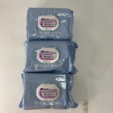 3 pack McKesson StayDry Disposable Wipes Washcloths Adults Incontinence 50-15635