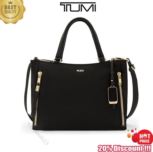TUMI Voyageur Valetta Tote Bag Black Women's Modern Casual Bag New In Box