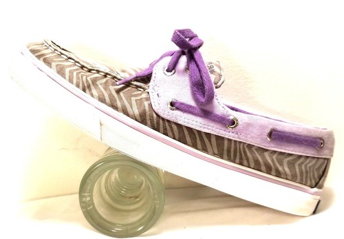Zapatos planos de lona morada SPERRY Top Sider para mujer talla 8 M 977 2831 - Imagen 4 de 11