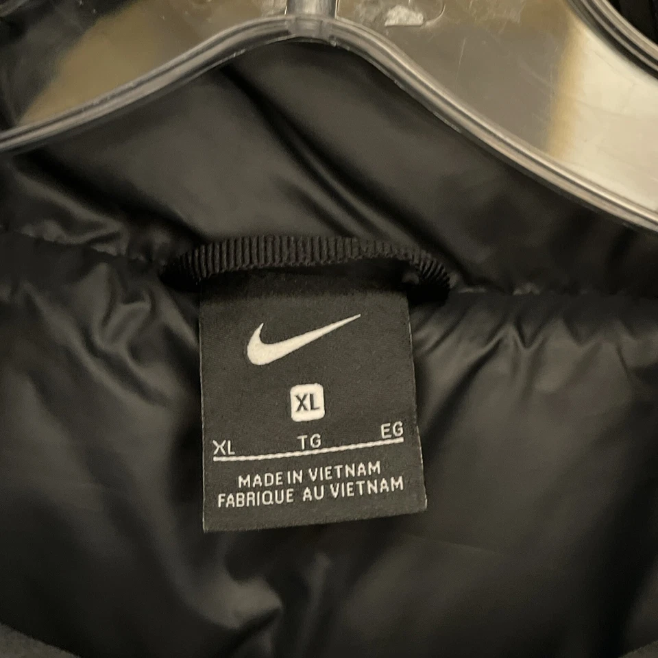 Chaqueta acolchada con capucha gris carbón Nike para hombre talla X-grande DA4163-060 S66 Foto 3 de 4