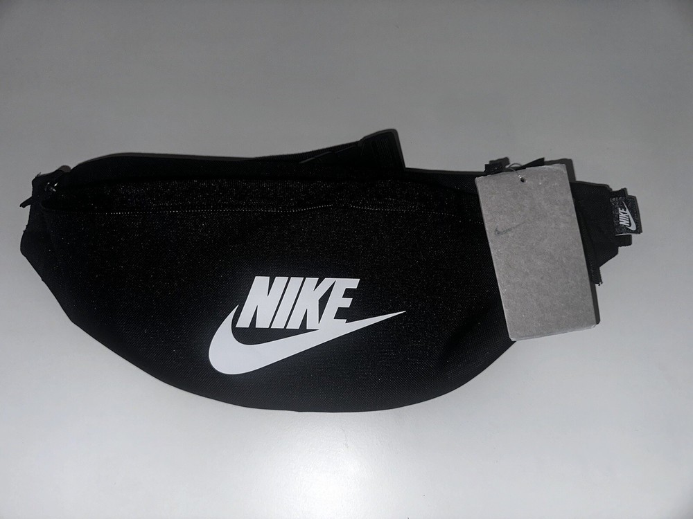 Nike Unisex Heritage Waist Bags Casual Black Run Gym Casual Hip-Bag DB0490-010