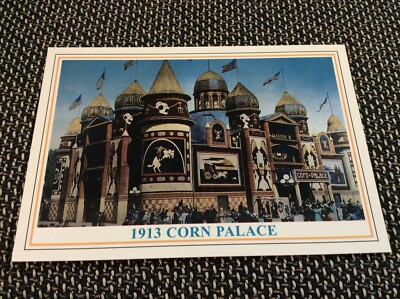 1913 CORN PALACE Mitchell, South Dakota Wonders Postcard 