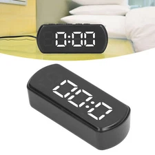 Digital Alarm Clocks Snooze Temperature 12 24Hr Small Electronic Desk Clock LLI