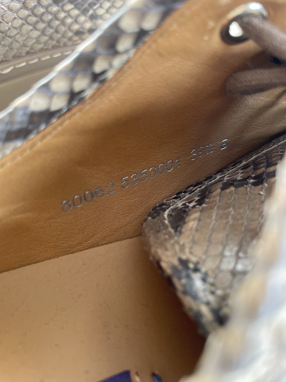 Ralph Lauren Collection - Taupe Python Sneakers 3… - image 6