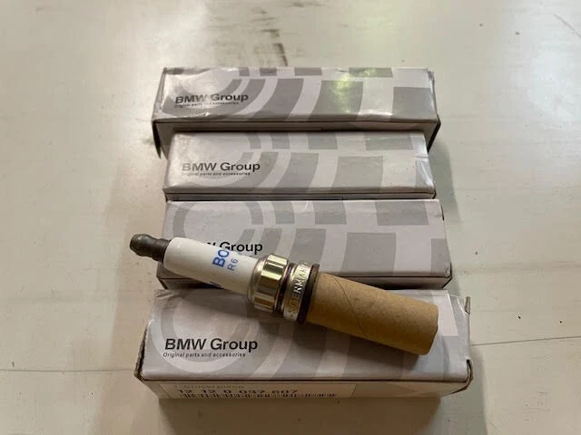bmw Spark Plugs BKR6EQUP 3199 (x4 Plugs) Fits BMW E46 320i - 330i 12120037607 - Image 2 of 3