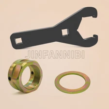 Rear Axle Nut Wrench Tool 46mm & Lock Nut Kit for Yamaha Raptor 700 YFM700/700R