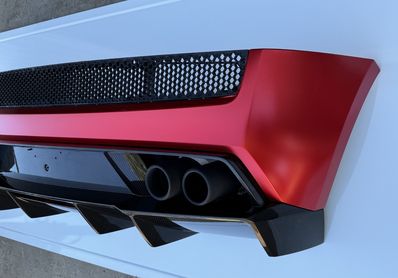 Lamborghini Gallardo Superleggera Rear Bumper Carbon Fiber 400807511F 403807527A