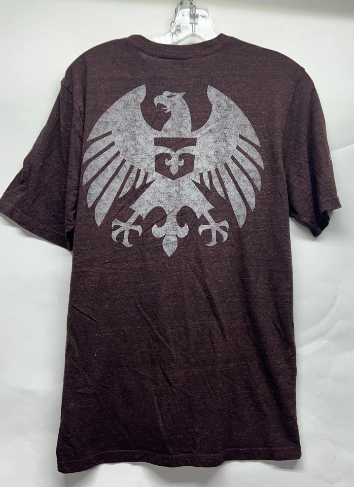 Rock Revival Mens Large Cotton Blend Burgundy Short Sleeve T-Shirt (JC) - Image 3 of 4