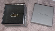 Calvin Klein Gold Ring Bnib