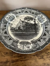Copeland Spode 1931 UNIVERSITY OF CHICAGO Ida Notes Hall Collector Plate