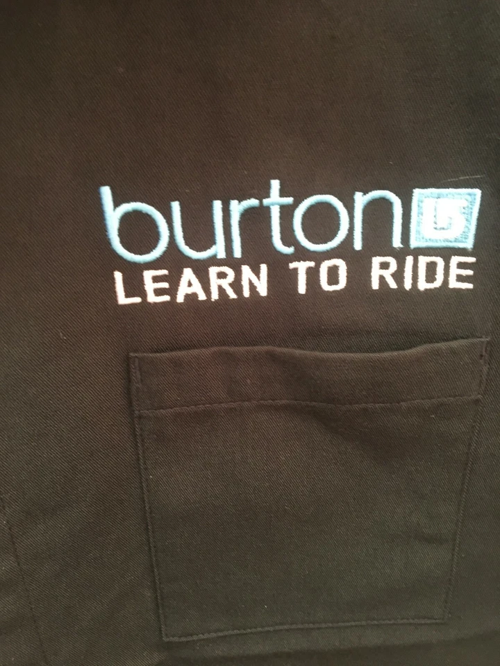 Новый BURTON молодежи вышитый - научиться ездить рубашка L - Изображение 2 из 4